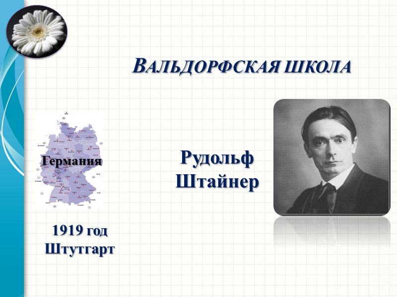 Вальдорфская школа Германия Рудольф Штайнер 1919 год Штутгарт
